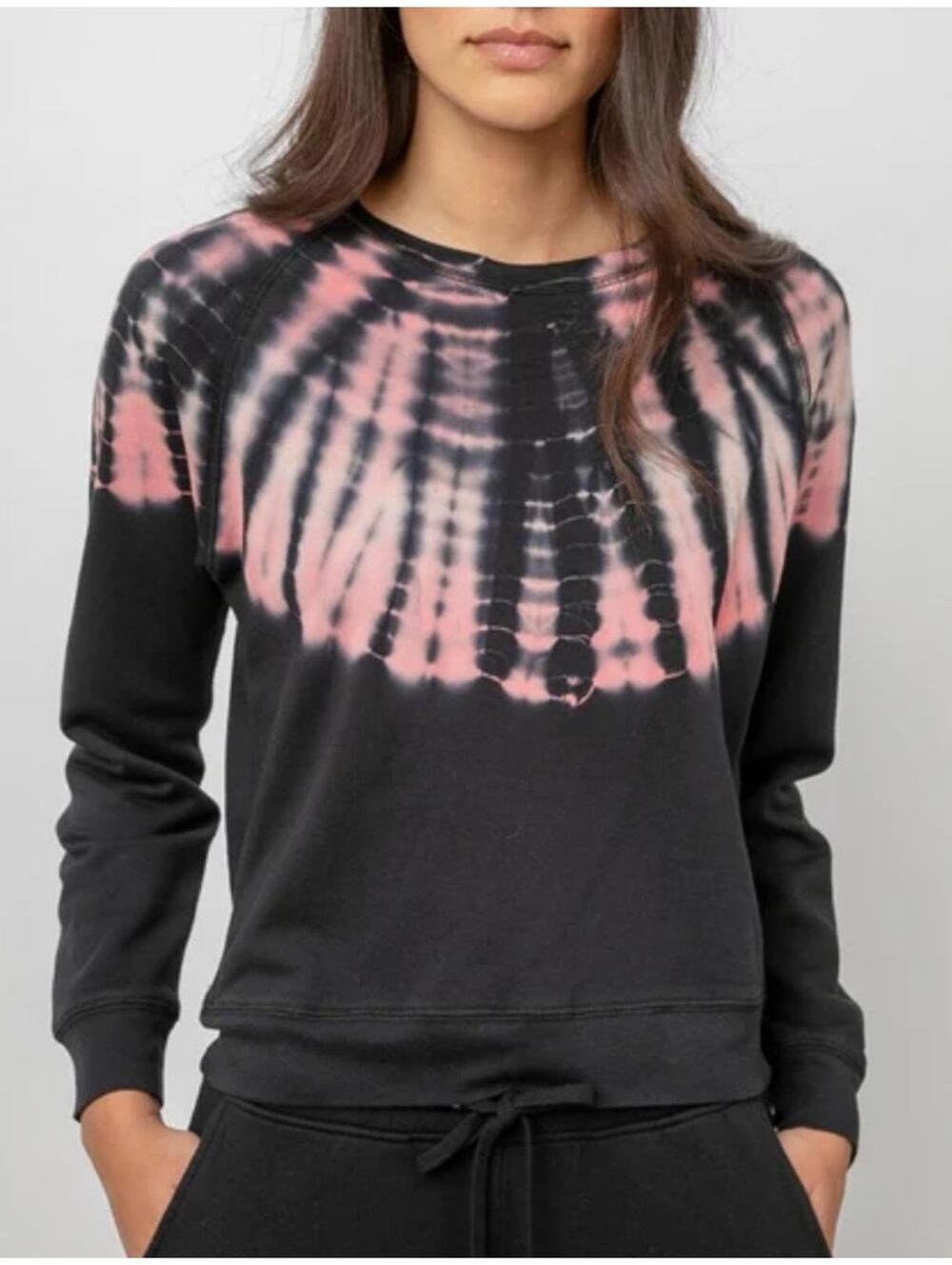 Rails Theo Black Skeleton Crewneck (M)